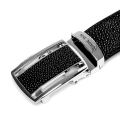 Stingray Leather Belt Ratchet Dress Belt - Buckle