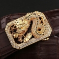 Dragon Pattern Buckle-Gold