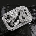 Dragon Pattern Buckle-Silver